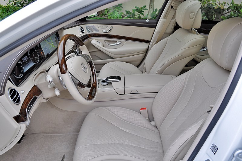 Mercedes S550 W222 белый