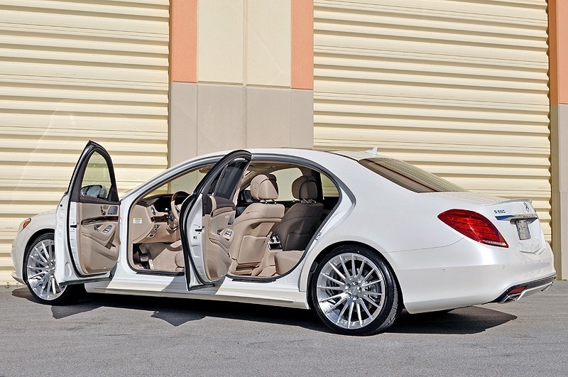 Mercedes S550 W222 белый